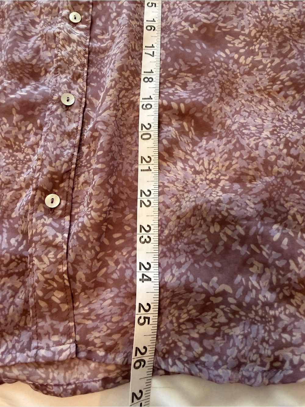 Forever 21 Contemporary Purple Floral Blouse Size M - Picture 9 of 10